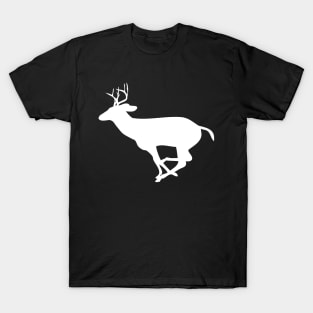 Deer Hunter - Deer running silhouette T-Shirt